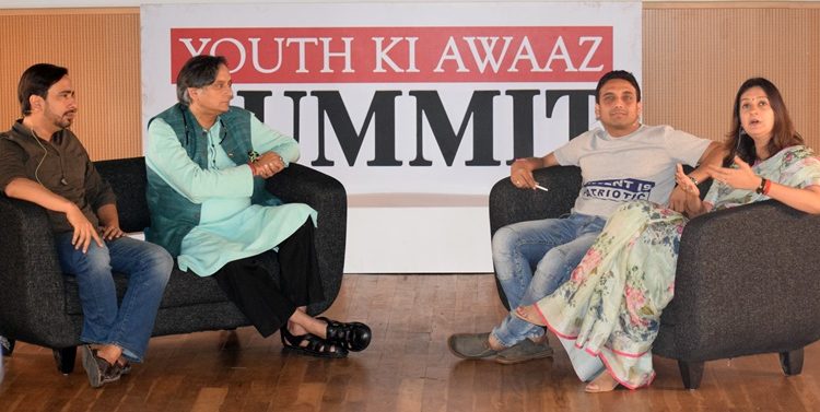 Shashi Tharoor at Youth ki Awaaz (YKA)Summit